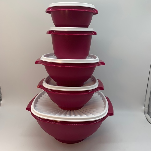 Tupperware Classic Servalier Bowl Set of 5